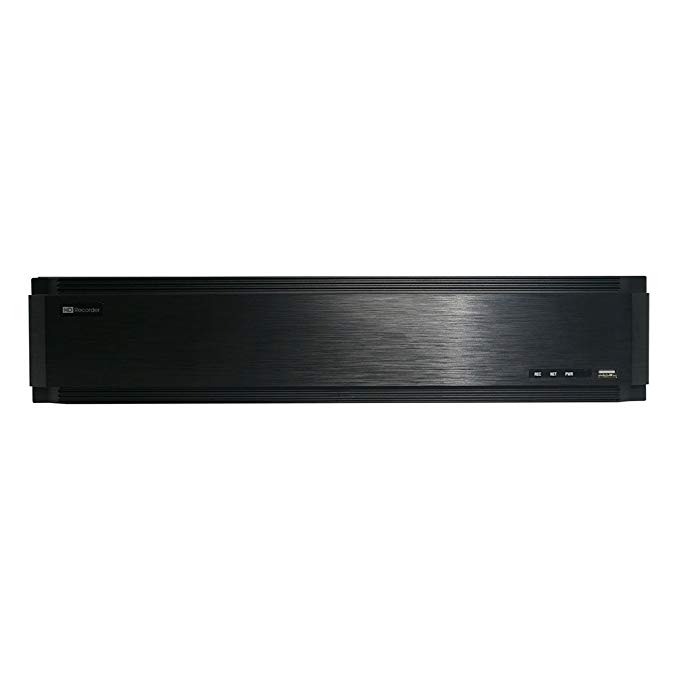 32 Channel Onvif l 4K IP NVR and built in 16 Port POE Switch Supporting up to 16x 8MP Cameras, Ultra HD Recording in H264 or H265 also includes Free US Technical Support and Free Mobile Apps