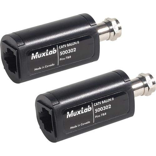 Muxlab 500302-2PK CATV Balun II (Pack of 2)