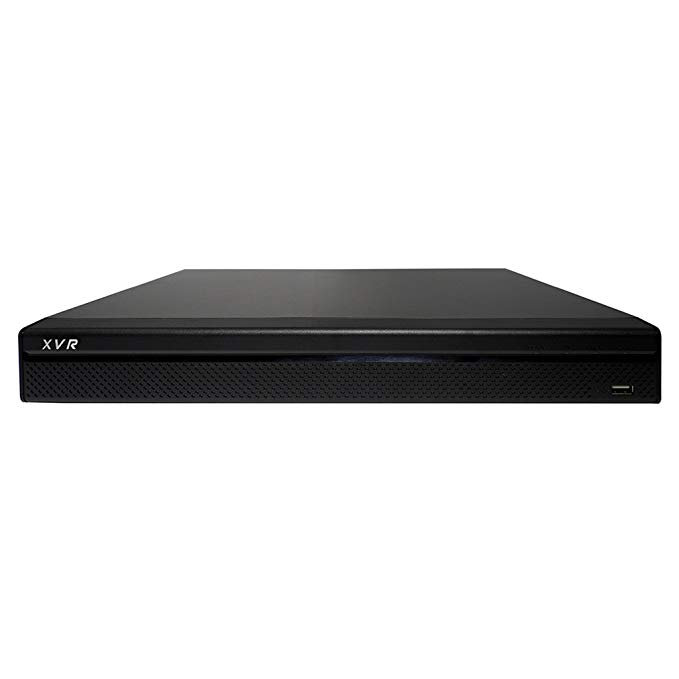 1U 8/12 CH 4k Penta-brid HD over Coax & IP Surveillance DVR/NVR Hybrid Capable of 8 Coax Cameras of 1080p CVI TVI AHD CCTV and 4 Onvif 8mp 4k IP Security Cameras! up to 12 Cameras total!