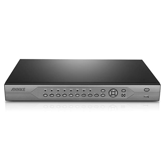 ANNKE 24-Channel HD-AHD 720P Digital Video Recorder, Real-Time High Resolution Surveillance DVR Recorder, HDMI 1080P Video Output Security Standalone DVR Video Recorder, No HDD Included