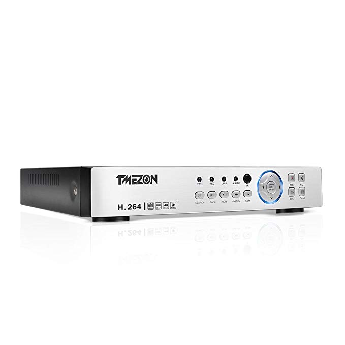 TMEZON 8CH Real 1080P HD-AHD/TVI/CVI/960H/NVR DVR Standalone 960H H.264 HDMI CCTV Surveillance Security Hybrid 5 IN 1 Recorder iPhone, Android Phone View with 1TB Hard Drive