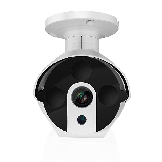 A-ZONE IP Security Camera 2MP 1080P POE Security IP Camera Outdoor Fixed Bullet, Night Vision 115ft,Motion Detection, No Need Power Adapter