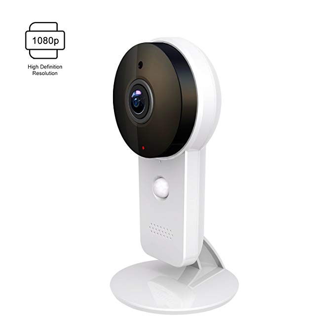 1080p Home Camera, Indoor Wireless IP Security Surveillance System with Night Vision for Home/Office/Baby/Pet Monitor with iOS, Android App