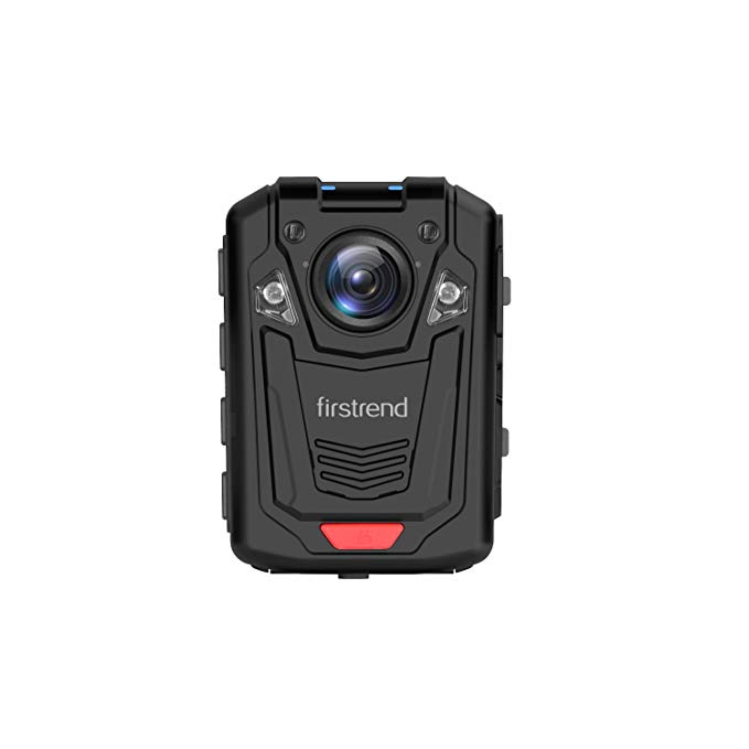 Firstrend 1296P HD Body Camera, Portable Police Body Camera with 64GB Memory and Dual Battery (4000mAh), Multi-functional Body Worn Camera for Police Officers, Security Guards and More