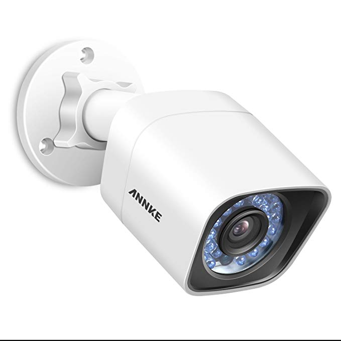 ANNKE 2.0 Megapixels POE IP Camera with Indoor/Outdoor IP66 metallic weatherproof Housing, Super Day/Night Vision Security Camera